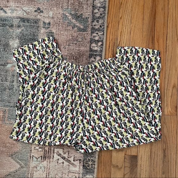 Flax Rayon High Waisted Summer Cropped Pant - Picture 2 of 6